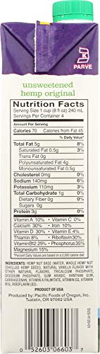 Pacific Natural Foods All Natural Hemp Milk Unsweetened Original thumb #3