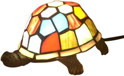 NoBeiYi Premium Tiffany Style Turtle Night Lights, Accent Lamp, Tortoise Lamps,Decorative Lighting, Mood Lights, E-BF-001, Stained Glass Lights, by NoBeiYi