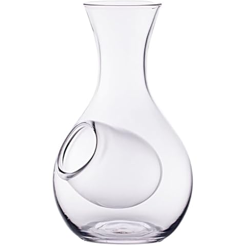 Urban Tokyo Japanese Cold Sake Wine Glass Decanter 12 fl oz Sake Bottle with Ice Cavity Pocket For Home or Restaurant Use (Clear Pocket Cavity) Cover