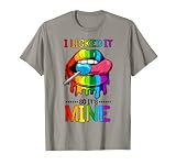 LGBTQ Drapeau arc-en-ciel avec inscription « I Licked It So Its Mine » T-Shirt