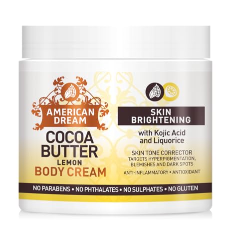 American Dream Zitronen-Kakaobutter-Creme zur Hautaufhellung und zum Ausbleichen, 453 g