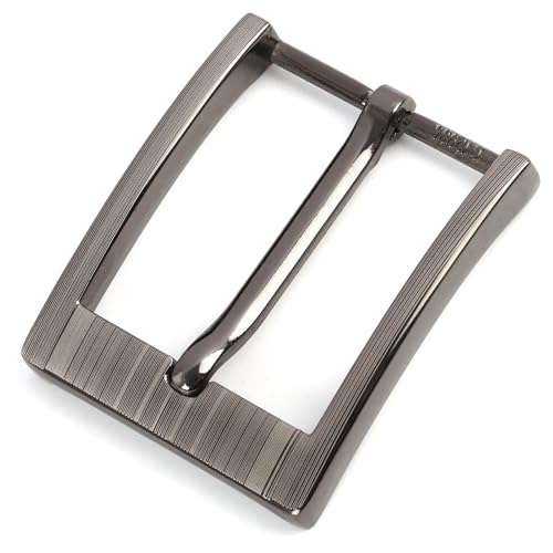 Trpoey Hebillas De Cinturón En Aleación De Zinc, Hebilla Metálica De 40mm Cabeza Hebilla De Reemplazo Cuadrada De Un Solo Diente 1,57 Pulgadas Para Hombres​​ La Hebilla Para Cinturón Está (Negro)