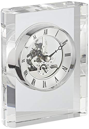 Dahlia Studios Aimee 6" High Rectangular Crystal Table Clock #TOP4