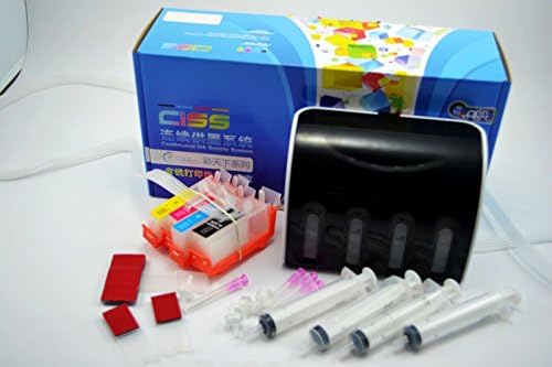 Inksky CISS CIS Continuous ink system FOR CANON Cartridges PGI-5BK CLI-8C/8M/8Y 4PCS FOR CANON printers PIXMA IP3300 IP3500 IX4000 IX5000 MP510 MX700 MX850
