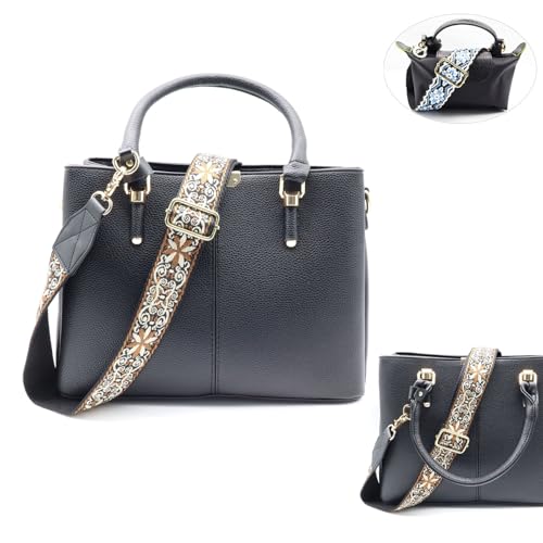 Image of LEMEDE Purse Strap Replacement Crossbody 1.5 inch Wide Shoulder Strap Adjustable Straps Handbag Strap Replacement Belts
