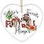 Santa's Favorite Football Player Ornament, Playful Athletic