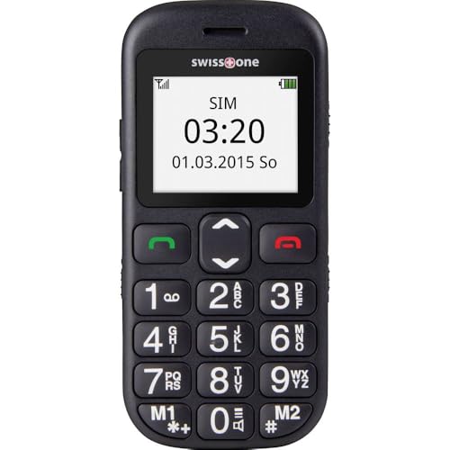 swisstone BBM 320c - GSM- All Carriers 1 GB Mobiltelefon mit großem beleuchtetem Farbdisplay...