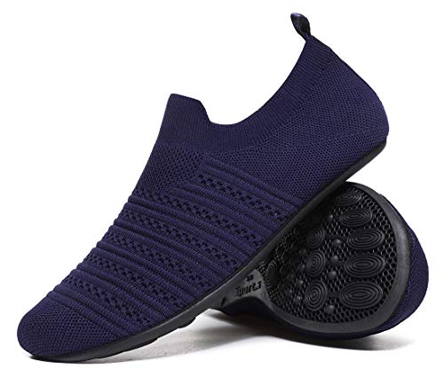 SLEVEL Lightweight Non Slip Travel Indoor Grip House Slipper Socks Unisex Adult Around The House Floor Home Shoes for Women Men