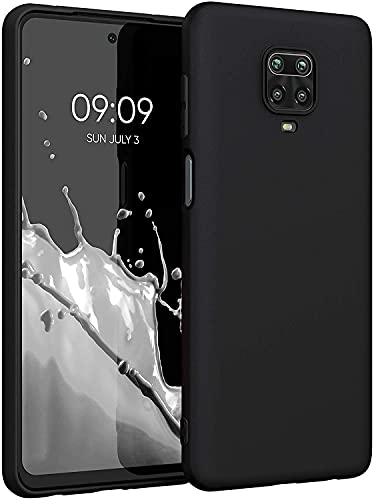 Image of NSTAR Back Cover Case Compatible with Poco M2 Pro /Redmi Note 9 Pro /Redmi Note 9 Pro Max /Redmi Note 10 Lite | Soft Touch Full-Body Protective Silicone Case | Shockproof - Black