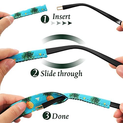 Image of Flutesan Sunglasses Strap Floating Neoprene Eyewear Retainer Anti Slip Adjustable Sports Eyeglasses Strap for Outdoors Sports