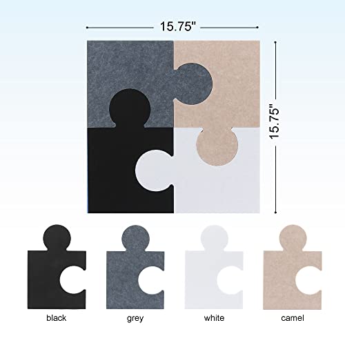 Joymomo Bulletin Board Felt Pin Board Wall Mounted Pack Of 4, Pin Display Board Splicing Diy Bulletin Board For Hanging Notes, Calendars,Photos Memos,Pin (Without Accessories) #TOP5