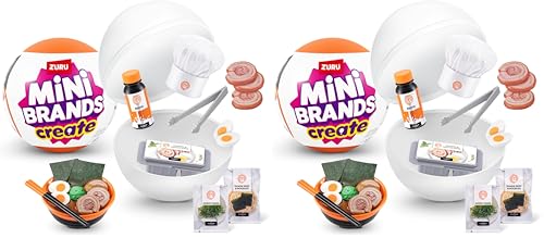 Mini Brands Create MasterChef Capsule par ZURUMaster Chef Single Capsule, Series 1 (Lot de 2)
