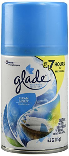 Glade Automatic Spray Refill - Clean Linen 6.2 oz. (Pack of 6) by Glade
