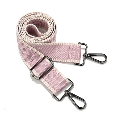 Image of Wide Purse Strap Replacement Crossbody Canvas Shoulder Bag, Universal Adjustable Straps for Bags(55 inchLong)