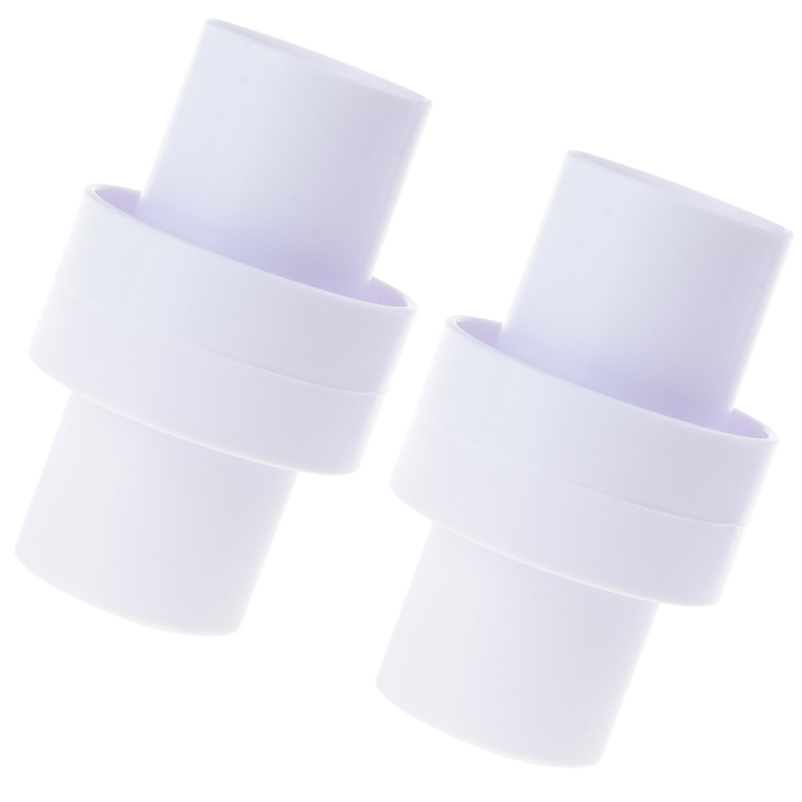 2-Pack Pool Hose Coupling Adapter Set, ABS Connector for Pool, Pumps, Vacuum Hoses Leakproof Swimming Adapter