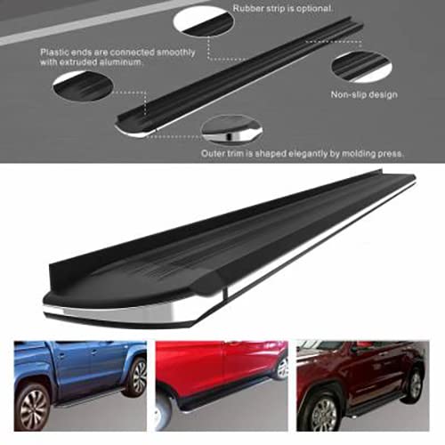 Estribos Black Horse para Volkswagen Atlas 2018-2024 miniatura 4