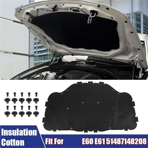 Coton insonorisant pour capot BMW E60 51487148208 isolant phonique