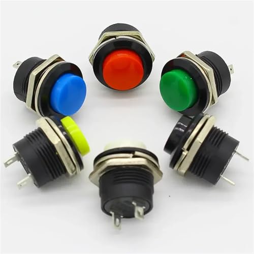 Bouton-poussoir momentané R13-507 avec 6 couleurs pour signalisation