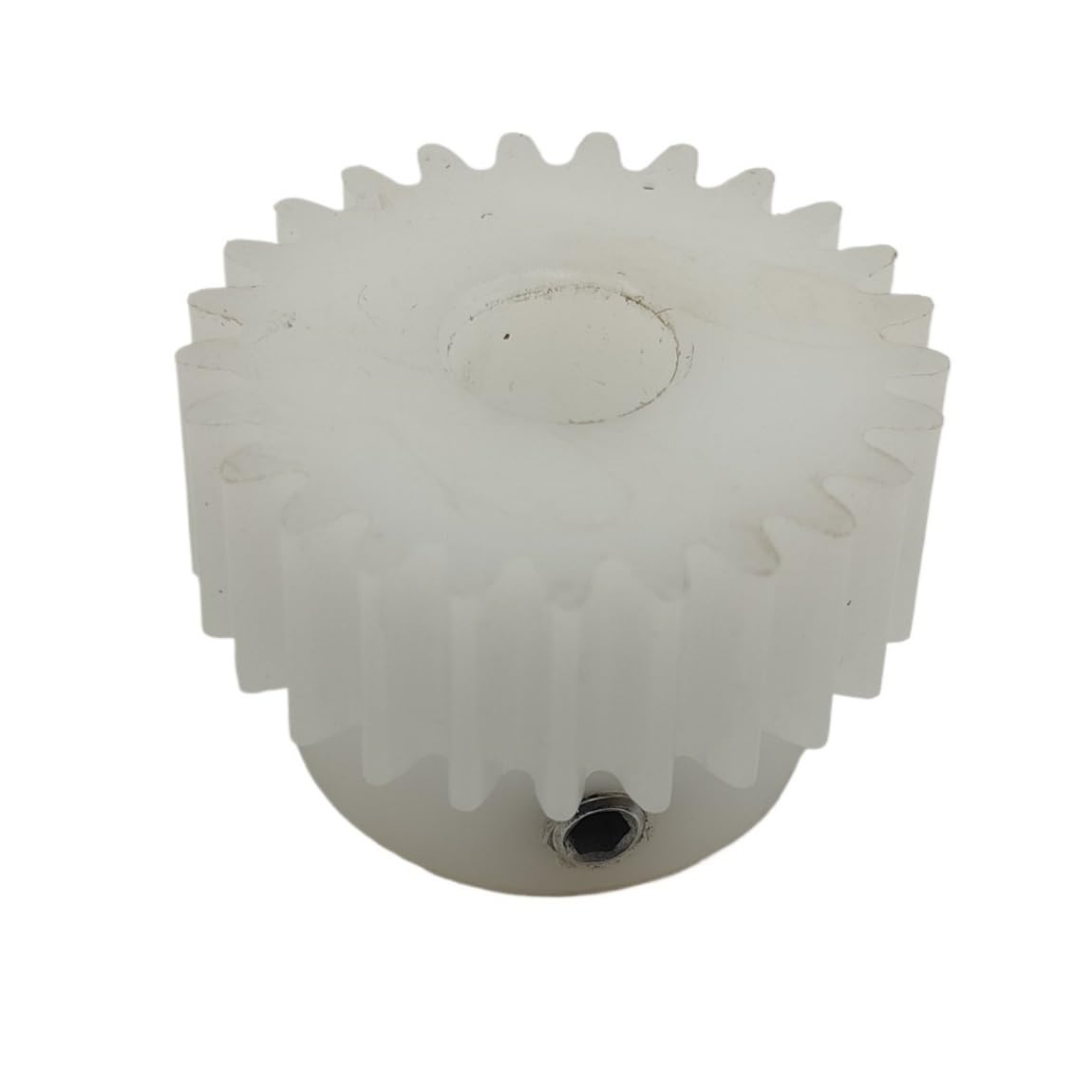 Cylindrical Drive 1pcs 0.5 Module POM Spur Gear 3mm 3.17mm 4mm 5mm 6mm bore Straight Teeth Gear with Step 0.5M 23 Teeth Cylindrical Gear Rack Machinery(4mm)