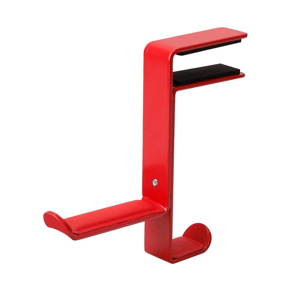 supporto per cuffie, Cuffie da gioco creative in metallo montate sulla testa(Red)