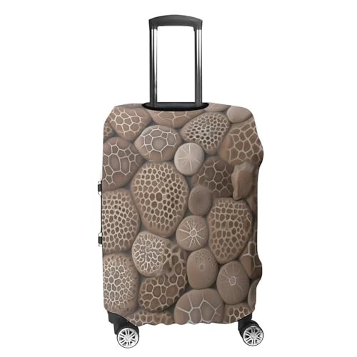 Petoskey Stone Luggage Cover, Washable Elastic Suitcase Cover Protector Fit 18-32 Inch Luggage4