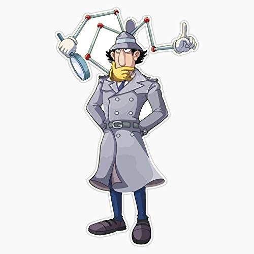 Inspector Gadget Vinyl Waterproof Sticker Decal Car Laptop Wall Window Bumper Sticker 5"