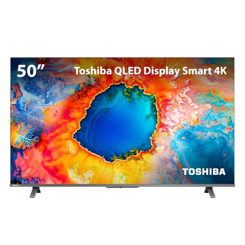 Smart TV QLED 50" 4K Toshiba 50C450NS Go...