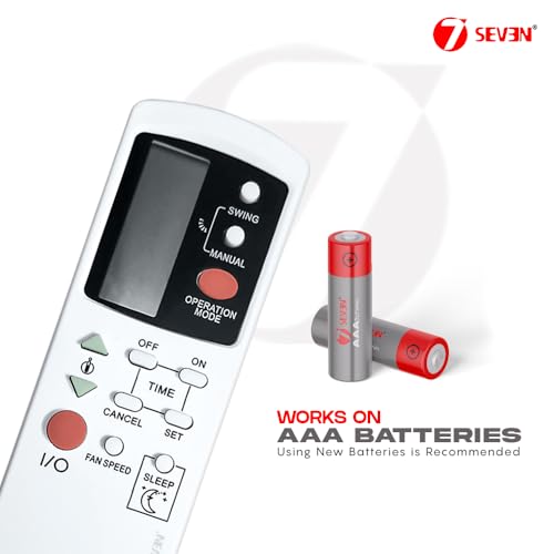 Image of 7SEVEN Compatible AC-39 Original AC Remote for Godrej Window and Split Air Conditioner Remotes Control and Make Sure existing Remote of godrej AC Match Same with Each Feature or Function.