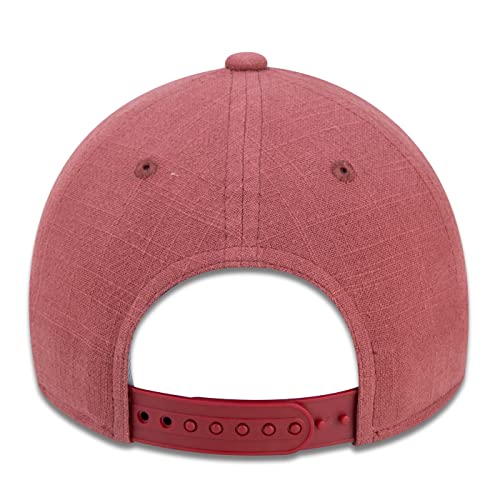 Bone New Era Feminino 9FORTY Snapback MLB New York Yankees Aba Curva Vermelho Escuro Aba Curva Snapb