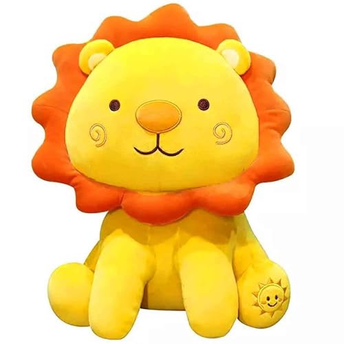 Image of DearJoy Sunflower Lion Soft Toy - Yellow, 32Cm