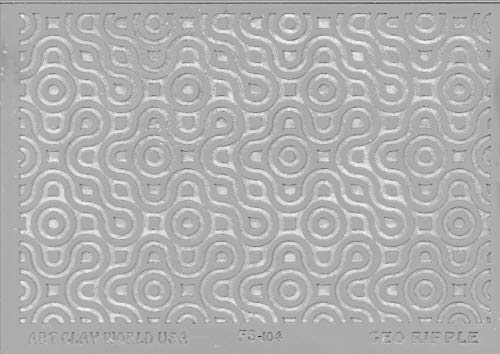 FlexiStamps Texture Sheets Geo Ripple Design - 1 pc.