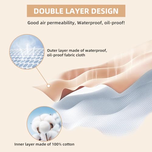 Paquete de 2 paquetes de aceite de ricino, algodón orgánico para cintura y cuello, reutilizables para aliviar el estrés, desintoxicación del hígado, ayuda para dormir, compresa ajustable, lavable - imagen 5