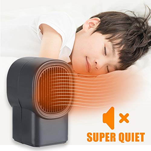 Chaleur rapide en céramique PTC avec ce mini radiateur compact blanc - 5