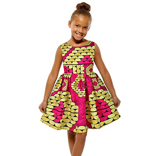 Dashiki African Party Baby Kids Toddler Girl Off Shoulder Dress Clothes Dresses for Youth Girls Dresses Birthday Easter2
