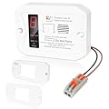 RV Propane and Carbon Monoxide Detector, Zkmiles R502 LP/CO Alarm for Travel Trailer and Camper, Separated LED Indicator for Propane and CO, 85dB Loud Alarm, Surface/Flush Mount, DC 12V,White