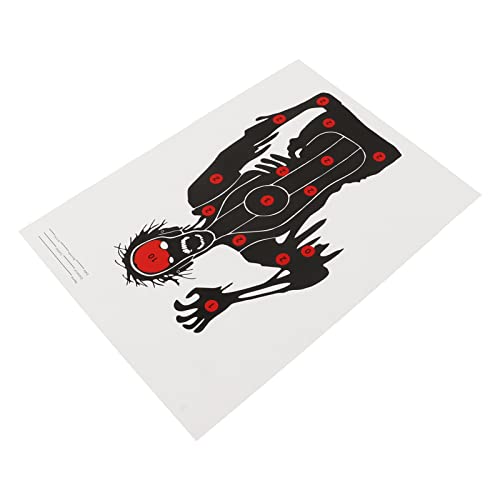 Tbest Bogenschießen Zielscheiben Papier 10 Stück Hochwertiges Bogenjagdzubehör 45x32cm (Zombie-Schädel) Tbest Bogenschießen Zielscheiben Papier 10 Stück Hochwertiges Bogenjagdzubehör 45x32cm (Zombie-Schädel)