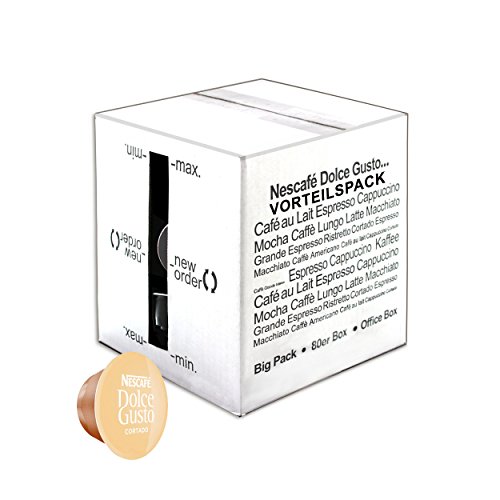 80 x Nescafé Dolce Gusto Cortado Espresso Macchiato, Kaffee, Kaffeekapsel, Großpackung, Vorteilspackung, 80 Kapseln 80 x Nescafé Dolce Gusto Cortado Espresso Macchiato, Kaffee, Kaffeekapsel, Großpackung, Vorteilspackung, 80 Kapseln