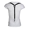 Rammstein Women's T-Shirt Suspender - Medium White #1