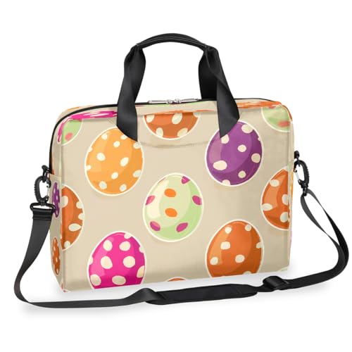 Maletín para laptop con diseño colorido y correa ajustable
