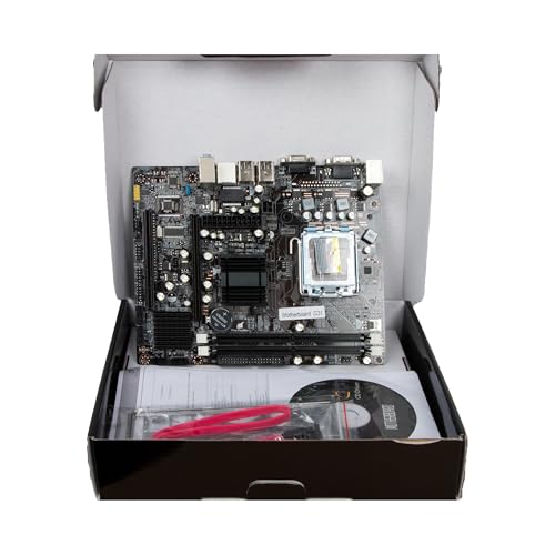 Image of BMB G31 Motherboard | Intel LGA 775 Socket | Supports Core 2 Duo, Core 2 Quad, Pentium, Celeron | DDR2 RAM Up to 8GB | Intel G31 + ICH7 Chipset | PCIe x16 | 4 x SATA2 Ports | VGA Output