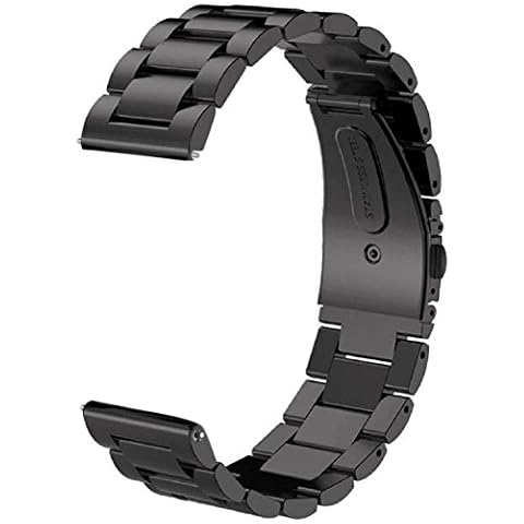 V-MORO 22mm Stainless Steel Band for Samsung Gear S3/Galaxy 46mm/Galaxy Watch 3 45mm Cover