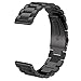 V-MORO Compatible with Gear S3 Frontier Bands/Galaxy Watch 46mm Band Men 22mm Black Solid Stainless Steel Strap Business Bracelet for Samsung Gear S3 Frontier/Classic/Galaxy Watch 46mm R800