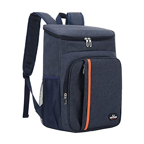 Bolsa térmica Maxten à prova de vazamento, impermeável, leve, para piqueniques, praia, churrascos, acampamento e atividades ao ar livre (azul escuro)