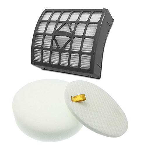SaferCCTV Vacuum Filter 1 HEPA + 1 Foam & Felt Filters Compatible with Shark Rotator Slim Light Lift - Away Upright Vacuum NV340 NV341 NV341Q NV342Q,Part 1229 FC340 & XHF340