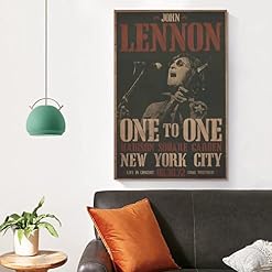 John Lennon Poster de concert rétro vintage pour chambre à coucher, salon, décoration murale, 30 x 45 cm - Les Beatles, Paul McCartney, John Lennon, RIngo Starr, George Harrison John Lennon Poster de concert rétro vintage pour chambre à coucher, salon, décoration murale, 30 x 45 cm – Image 4