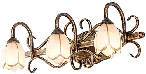 Applique de salle de bain à 3 têtes pour un miroir sans zone d'ombre