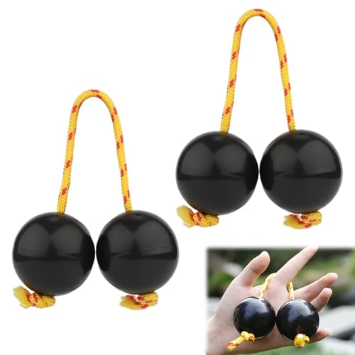 Instrument de Musique Adulte Enfants,Percussion à la Main Shaker Instrument Musique,Boules Rythmiques,Boule Rythmique Africaine,Rhythmic Ball Percussion à la...