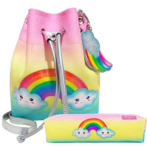 Kit Infantil Bolsa e Estojo, Arco-Íris - Magicc Bolsas KI-070