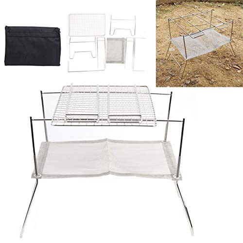 Grill pliable pour feu de camp compact et léger pour rando et camping - 7