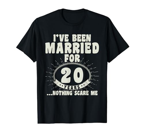 Celebrating 20th wedding anniversary Couple Matching His/Her T-Shirt
